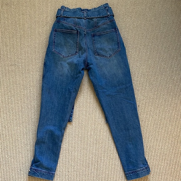 Something Navy June Tie Waist Denim - Picture 3 of 4